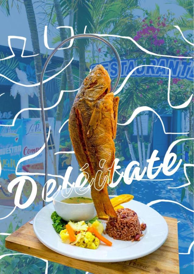 Restaurante Y Hotel “La Pesca” Пуерто-Баріос Екстер'єр фото
